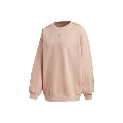 adidas originals Серый/Жемчужно-розовый Женские Свитшоты