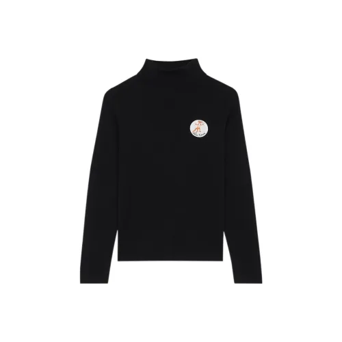 Maison Kitsune x OLYMPIA Le Коричневый FW22 Трикотаж Женский Черный