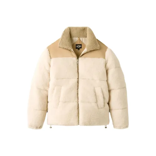 UGG FW24 Хлопковый пуховик Мужской Бежевый