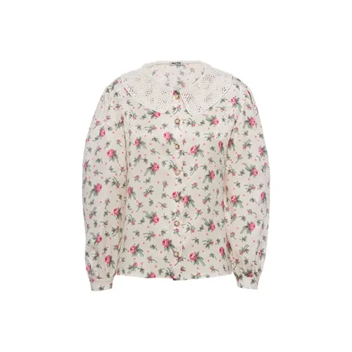 MIU MIU Крем Женские Рубашки
