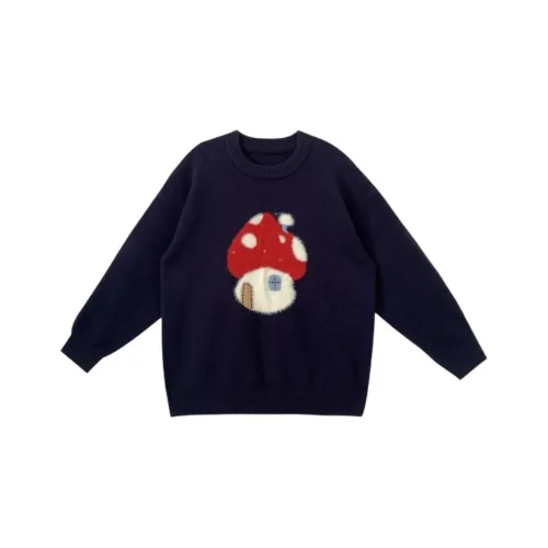 WUPODAMANVZHUANG Свитер Женские Плюшевый Mushroom House