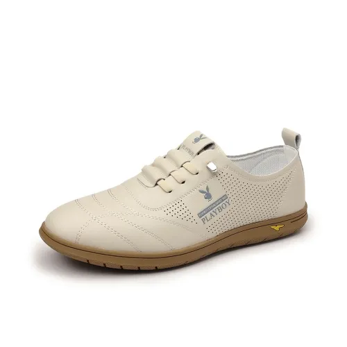 Playboy Низкий топ Повседневная обувь Мужская Бежевая