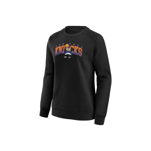 NBA New York Knicks Looney Tunes Taz GRAPHIC CREW Толстовка Женская Черная
