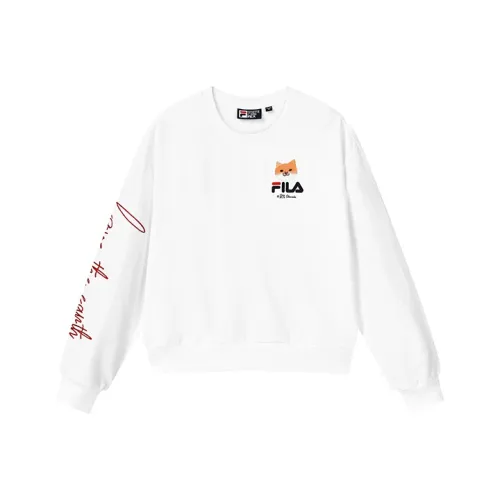 FILA Стандартный белый Женские Свитшоты