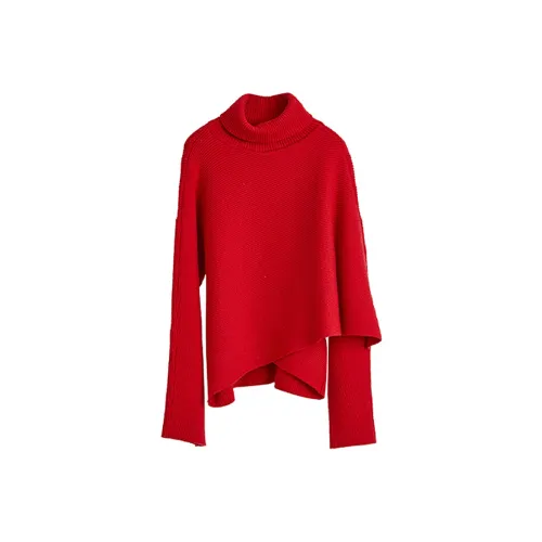ELLE Red Women's Sweaters ELLE Красный Женские Свитера