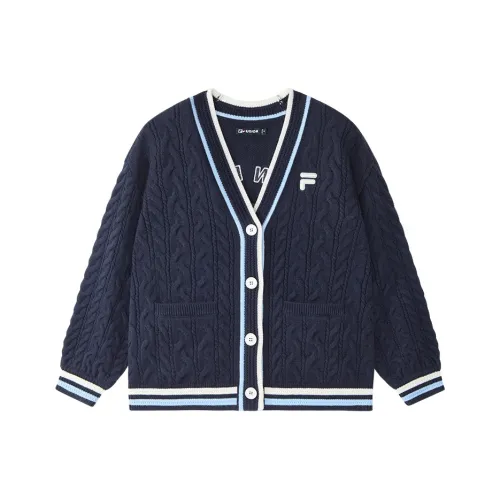 FILA FUSION FOB Series Ночной черный Синий Женские Трикотаж