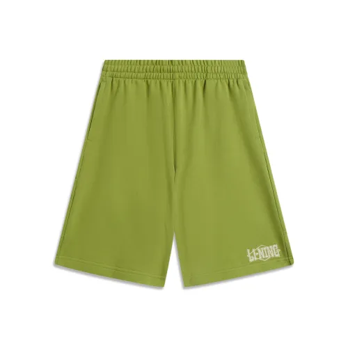 LINING Повседневные шорты Мужские Grasshopper Зеленые