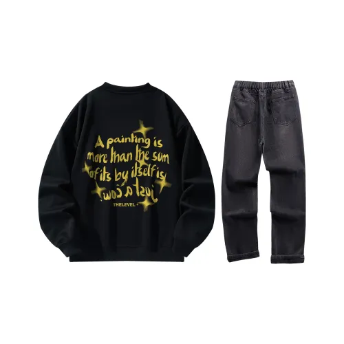 Уровень Unisex Sweatshirt Sets