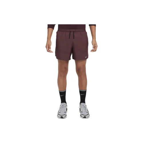 nike Dri Fit Повседневные шорты Мужские Темно-красные