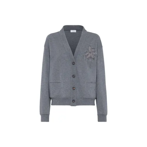 BRUNELLO CUCINELLI SS24 Трикотаж Женский Средний Серый