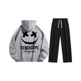 Комплект одежды из фотинии серого цвета [Свитшот + Штаны]