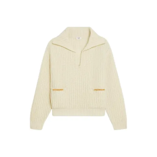 CELINE FW23 Свитер Женский Экрю