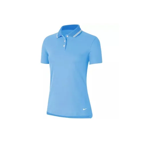 NIKE Dri Fit Синий Женские Поло