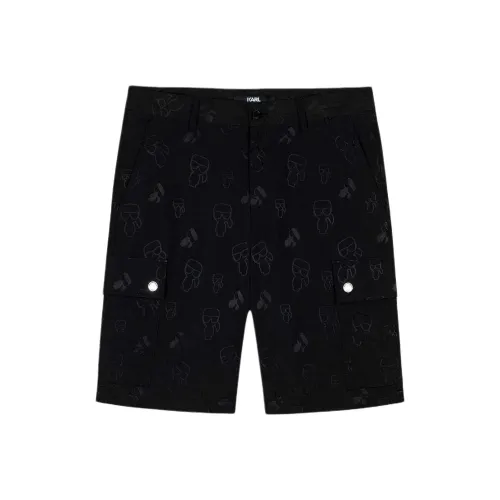Шорты KARL LAGERFELD Повседневные Унисекс Черные