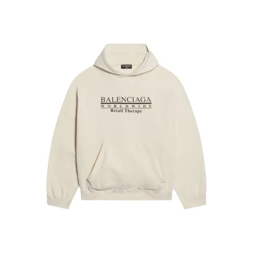 Balenciaga Толстовка Женская Бежевая