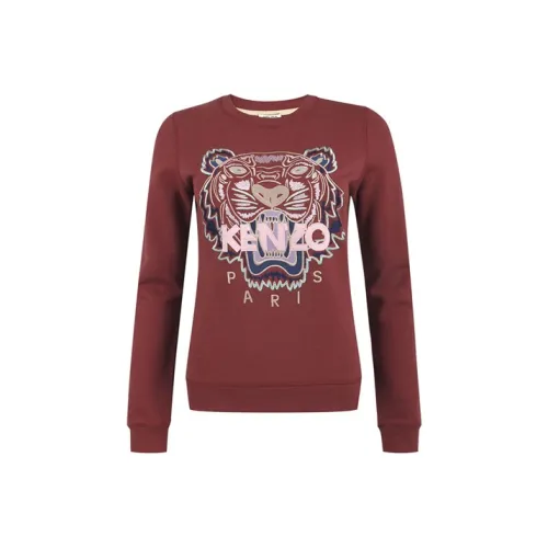 KENZO Женские свитшоты красного цвета