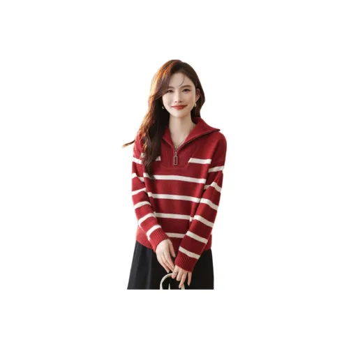 X MOOM Свитер Женские Бордовый