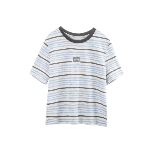 A paradise for awakening T-Shirt Женская Синие