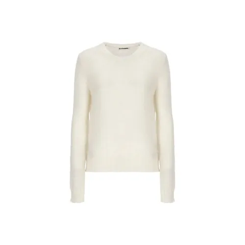 JIL SANDER Сливочный Женские Свитеры