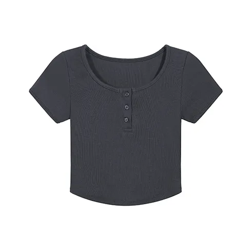 Frustration Garden Стандартная T-рубашка Женская Темно-серая