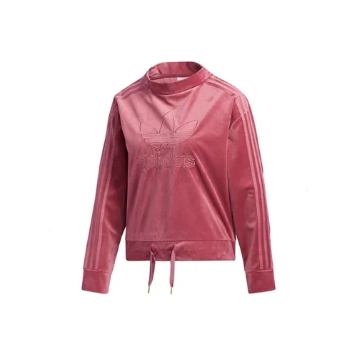 adidas originals Темно-красно-фиолетовый Женские Свитшоты