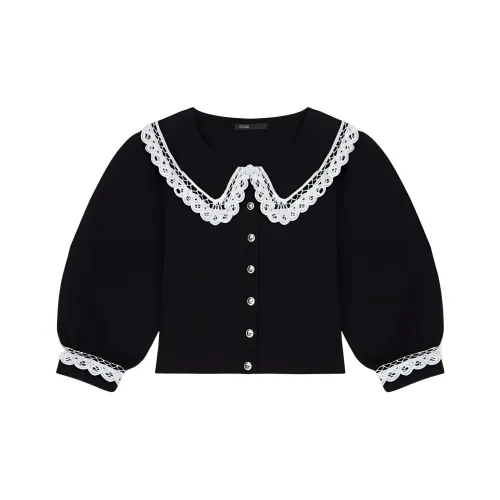 Maje Черные Женские Рубашки