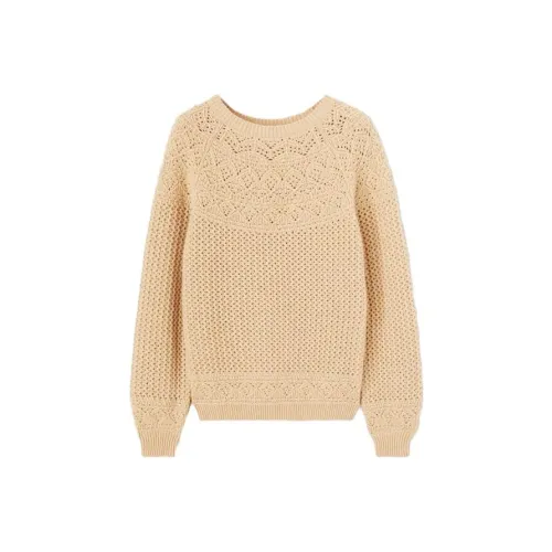 Loro Piana Engadin Круглый вырез Свитер Женский Желтый