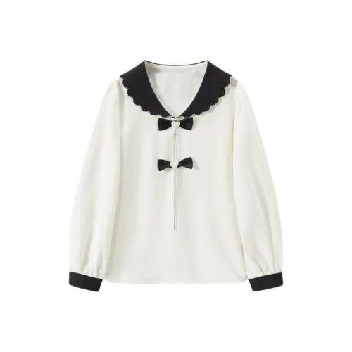 EICHITOO Рубашка Женская Экрю Trim