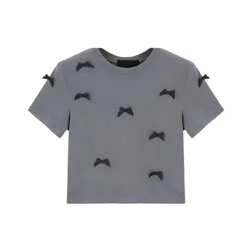 KEAB Стандартная T-рубашка Женская Серого цвета