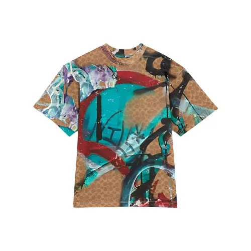 COACH T-рубашка Женская Многоцветная