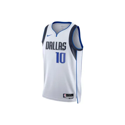 NBA Nike Dallas Mavericks Association Edition Finals Patch 2024 Swingman Баскетбольная Джерси Унисекс Белый