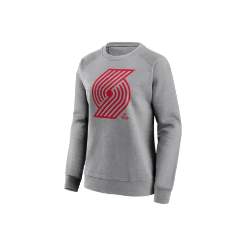 NBA Portland Trail Blazers Fanatics Толстовка Женская Серого цвета