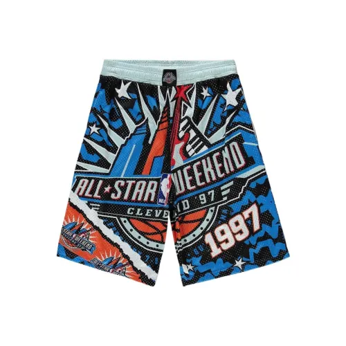 NBA MITCHELL NESS Hardwood CLASSICS Big Tall Jumbotron 2,0 Баскетбольные шорты Мужской Синий