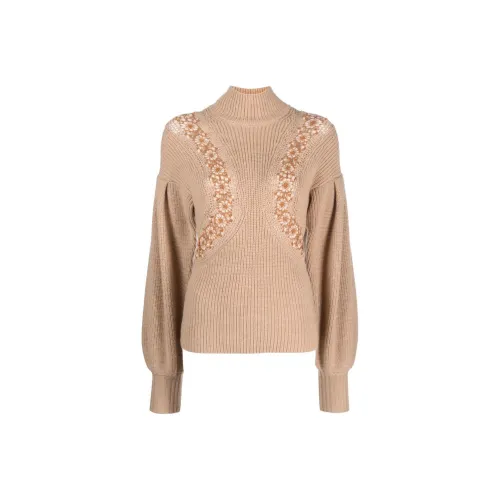 Ulla Johnson Свитер Женский Верблюжий Коричневый