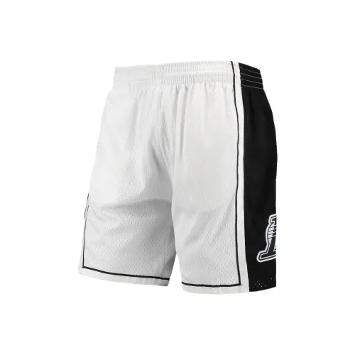 NBA x MITCHELL NESS Los Angeles Lakers Swingman Баскетбольные шорты Мужской Белый Черный