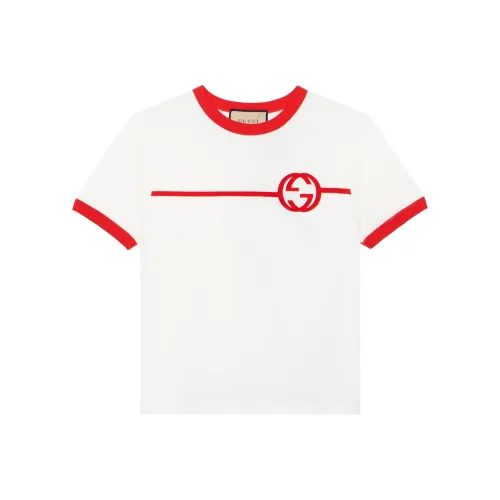 GUCCI SS24 T Рубашка Женская Экрю