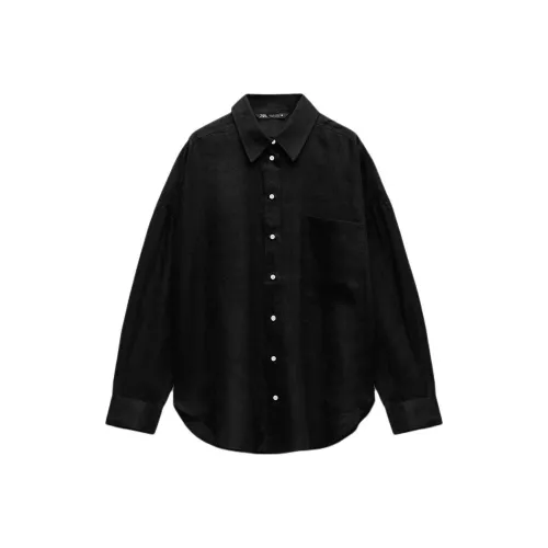 ZARA Черные Женские Рубашки