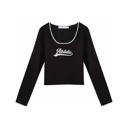 FUN Black Women's Sweaters FUN Черные Женские Свитера