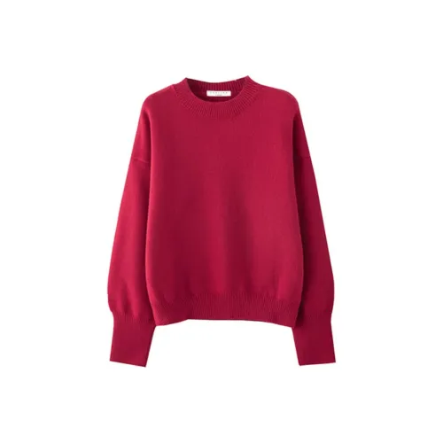 Tonlion Red Женские Свитера