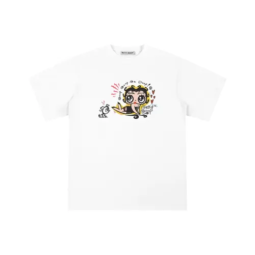 Betty Boop T-Shirt Унисекс Белый