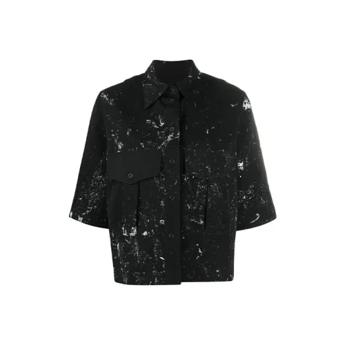 SONG FOR THE MUTE Черные Женские Рубашки