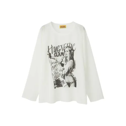 HYSTERIC GLAMOUR SS24 T Рубашка Женская Белая