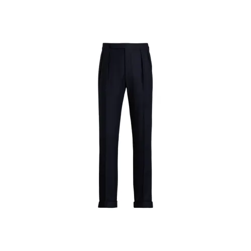 Ralph Lauren Purple Label Морские синие мужские брюки для костюма