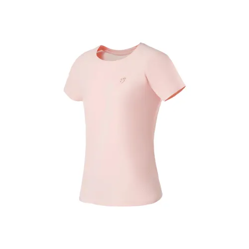 LINING Training Series Светло-вишнево-розовый Женские Т-рубашки