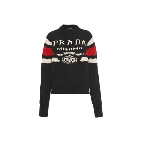 PRADA Черный Женские Кашемировые Свитеры