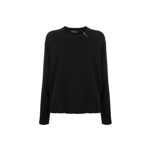 VERSACE Черные Женские Кашемировые Свитеры