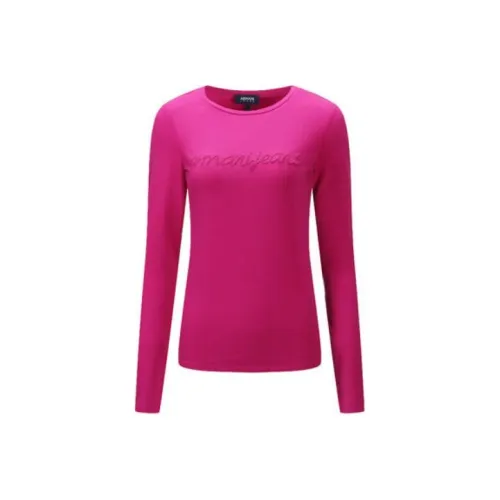 EMPORIO ARMANI SS23 T-Shirt Женская Розовая
