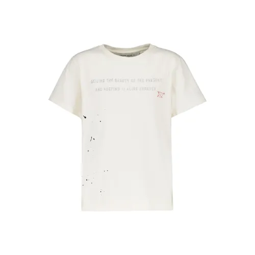 Golden Goose Сливочные Женские Футболки