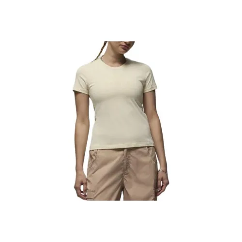 JORDAN ESSENTIAL Стандартная футболка женская кокосовое молоко