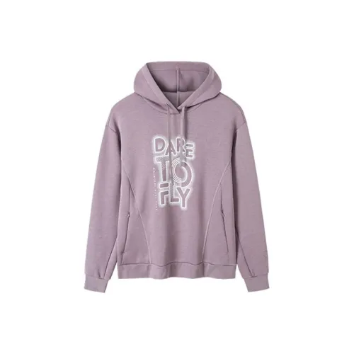 ANTA Comprehensive Training Collection Sports Lifestyle Collection Толстовка Женская Фиолетовая